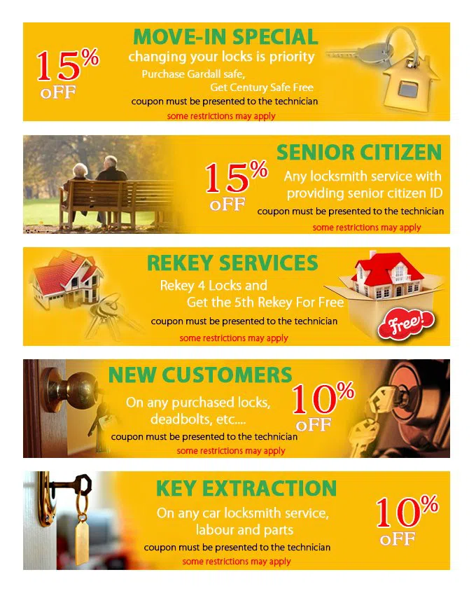 Gold Locksmith Store San Antonio, TX 210-780-7301 - coupon21-set-five
